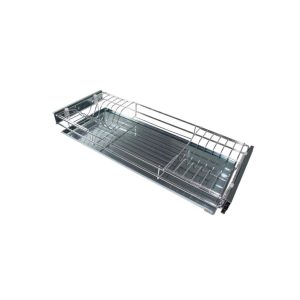 Escorredor de Pratos Aéreo Deslizante 670mm c/ Bandeja Inox Bredal