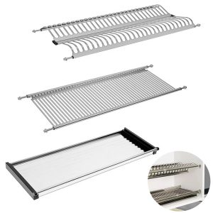 Escorredor de Pratos/copos Inox C/ Bandeja 600mm FGVTN