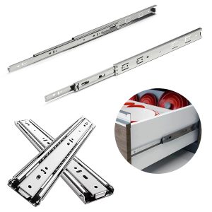 Corrediça Telescópica Light MetalNox 550mm 2 Pares