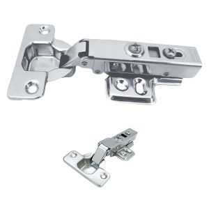 Dobradiça Reta FgvTn Inox Sem Amortecedor 2 Unidades