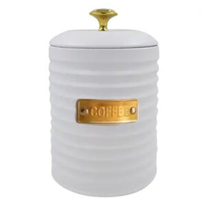 Porta Café de Metal com Tampa Friso Cafe Paramount