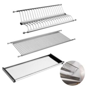 Escorredor de Pratos/copos Inox C/ Bandeja 900mm Hafele