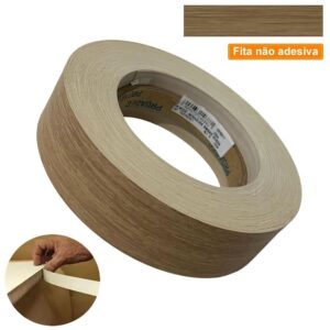 Fita De Borda PVC Nogueira Ambar Guara 35mm X 20m - Proadec